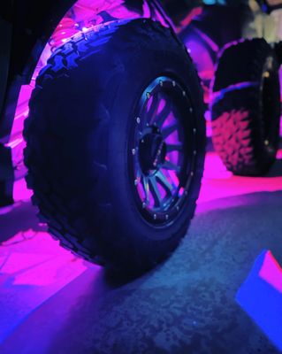 6PC T3 BLUETOOTH RGBW ROCK KIT - Mwhips