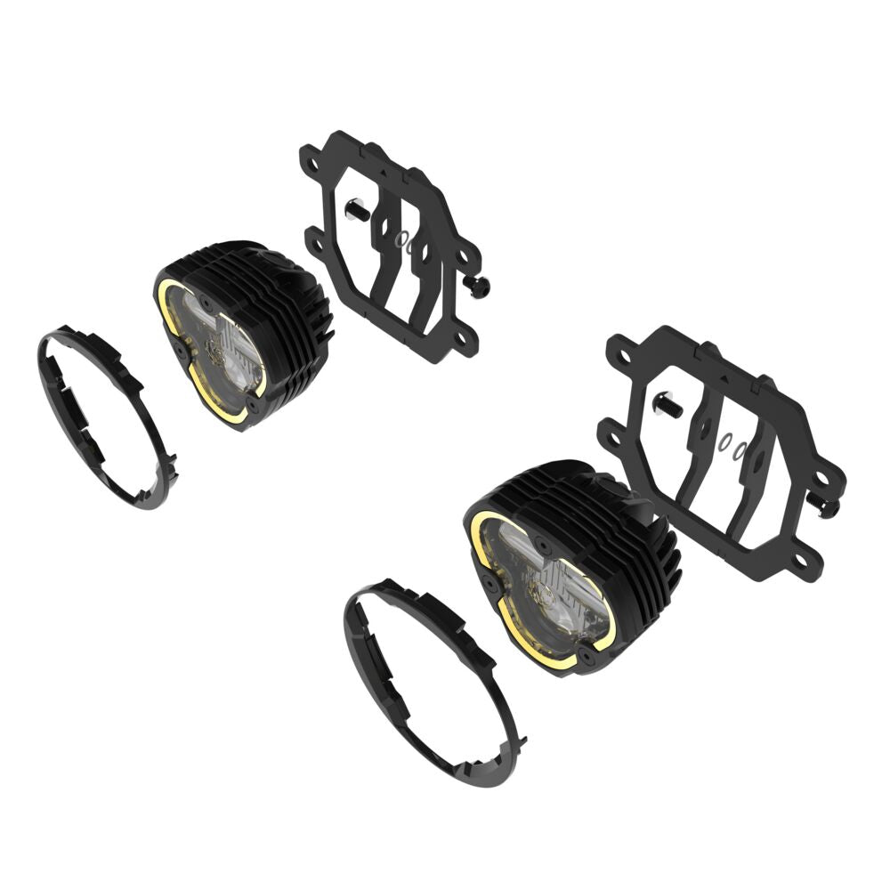 FLEX ERA® 3 Dual Mode SAE Fog LED Light Pods - 2-Light Master Kit - Subaru Crosstrek/Forester - # 97150