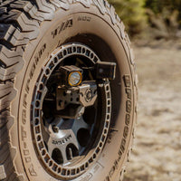 Light Mount - Spare Tire Carrier - GEN4 2018+ Jeep Wrangler JL / GEN6 2021+ Ford Bronco Raptor M14x1.5 Lug Nuts - # 7478