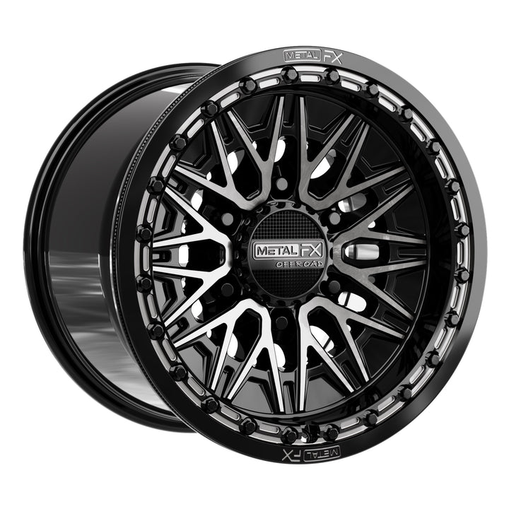 Alpha 6R Beadlock | Gloss Black DDT Face