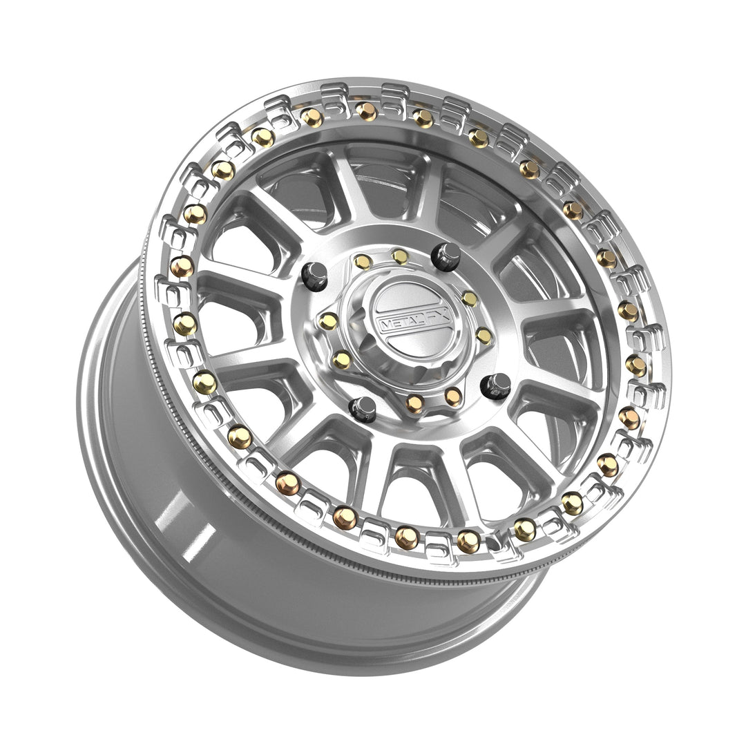 Rampage Beadlock | Gloss Silver Machined