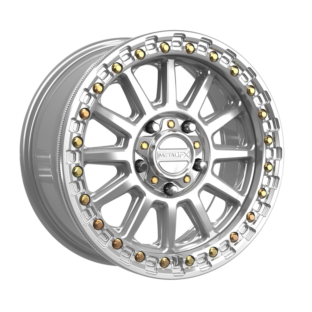 Rampage R Beadlock | Gloss Silver Machined