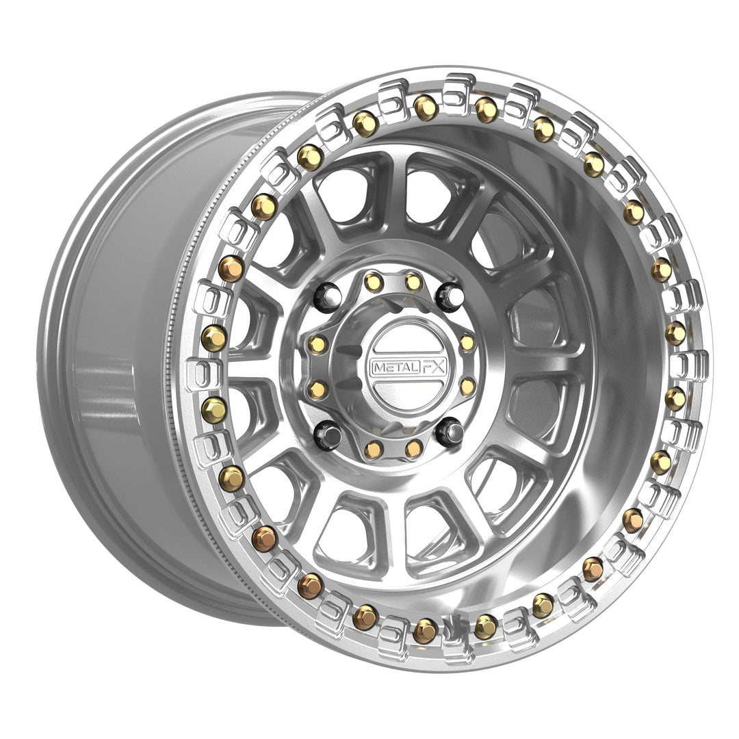 Rampage Beadlock | Gloss Silver Machined