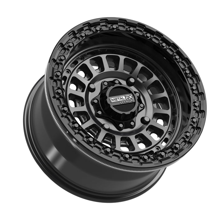 Sicario Beadlock | Satin Black w/ Gloss Black Ring