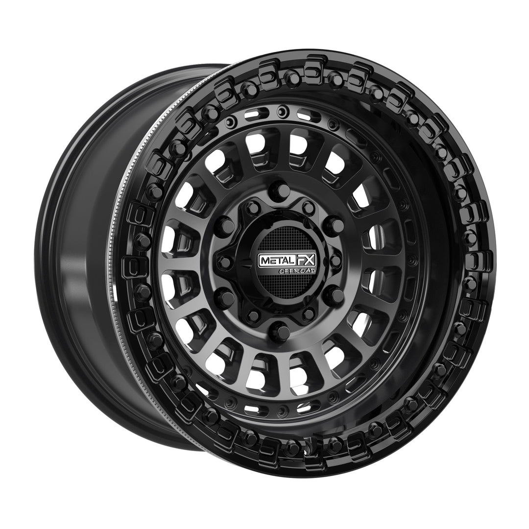 Sicario 6R Beadlock | Satin Black w/ Gloss Black Ring