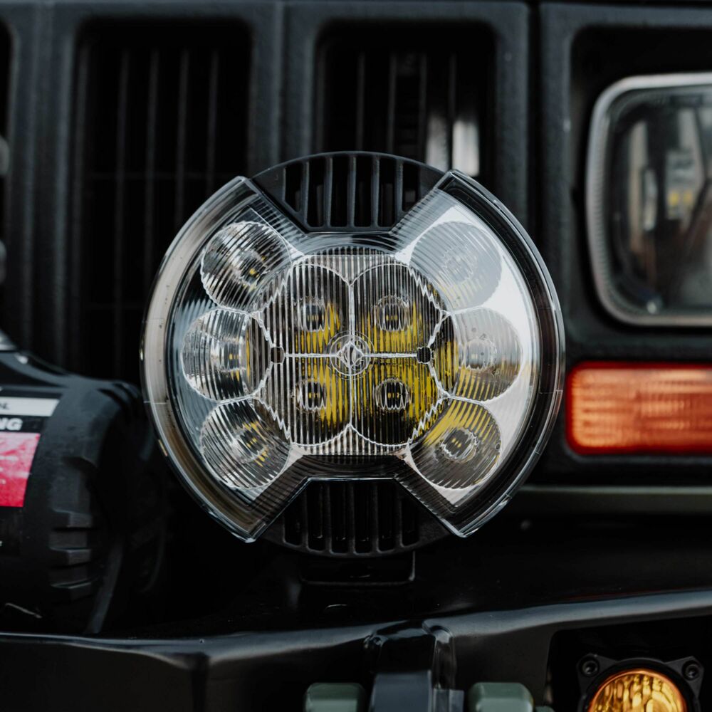 SlimLite® 6" Light Shield - SAE Driving Beam - Clear - # 5120