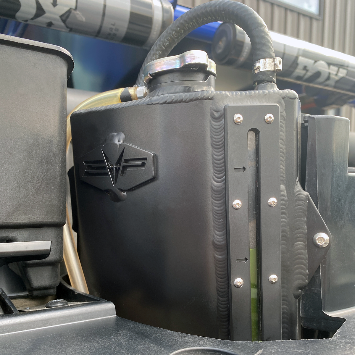 High-Volume Aluminum Coolant Reservoir Tank for Can-Am Maverick X3