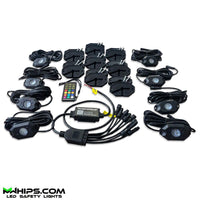 8PC T2 BLUETOOTH RGB ROCK KIT - Mwhips