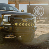 Gravity® LED Pro6 - 7-Light Bar Kit - Front Bumper - GEN4-5 17-24 Ford Super Duty - # 91346