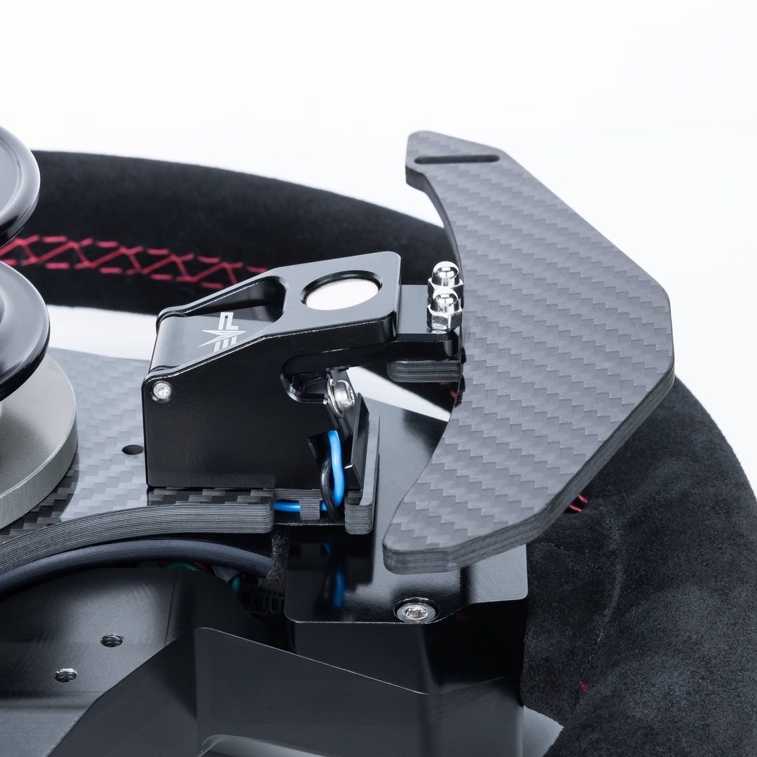 EVP.MOde Multifunction Steering Wheel with Carbon Fiber Paddles and Quick-Release Hub Adapter Kit for Can-Am Maverick R