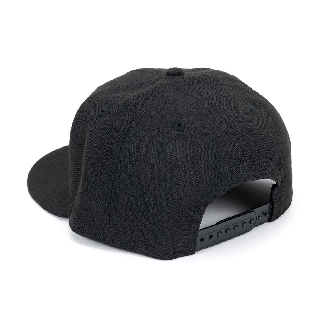 EVP Black Canvas Snapback Hats