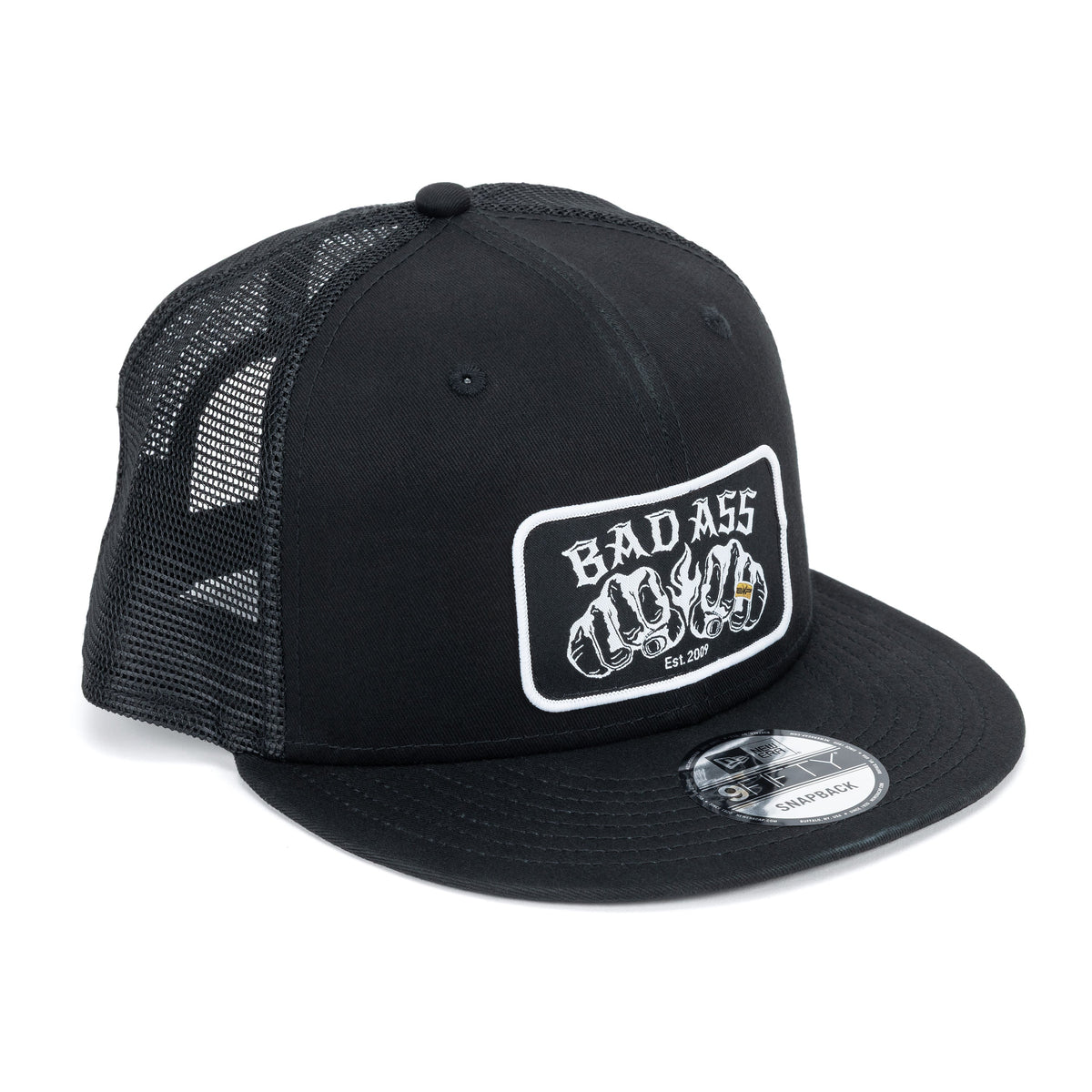 EVP Black Mesh Snapback Hats