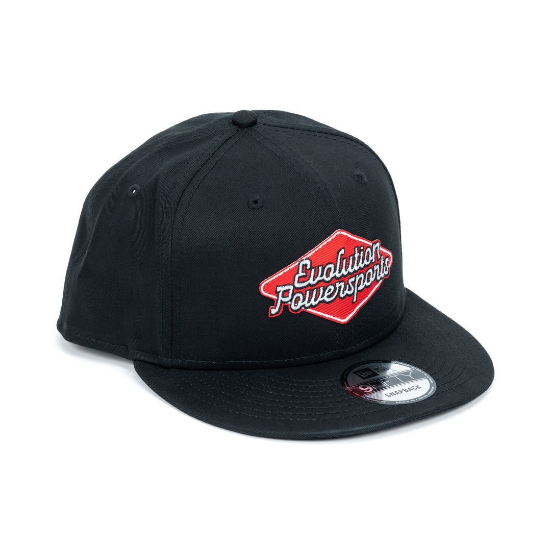 EVP Black Canvas Snapback Hats