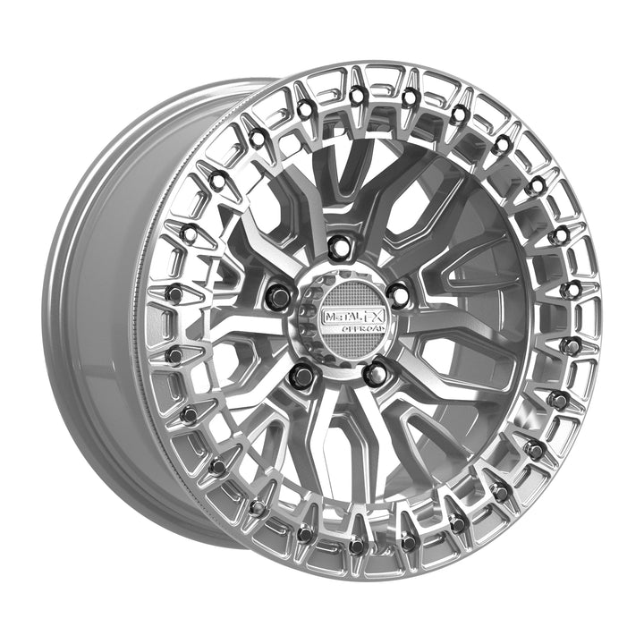 Mayhem R Beadlock | Gloss Silver Machined