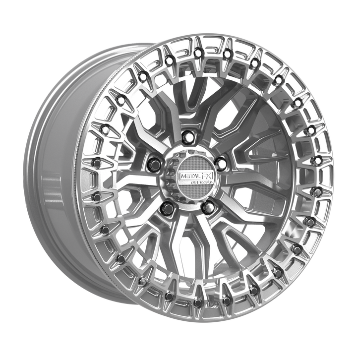 Mayhem R Beadlock | Gloss Silver Machined