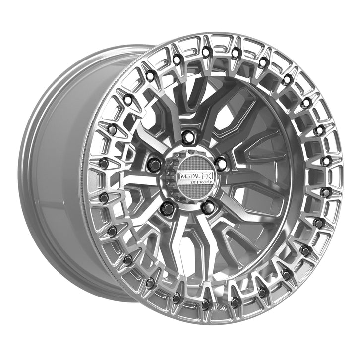 Mayhem R Beadlock | Gloss Silver Machined