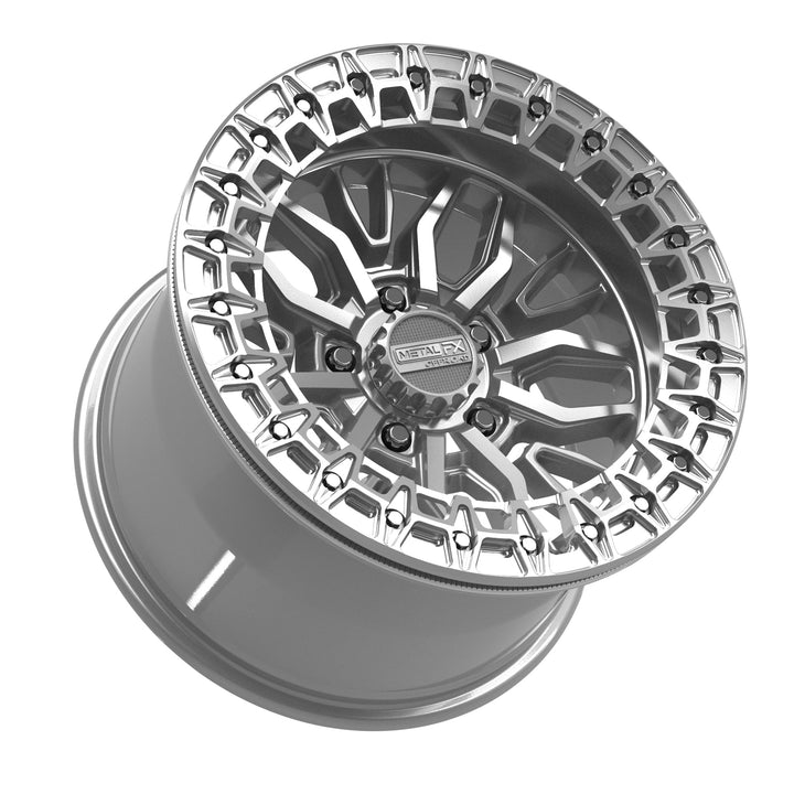 Mayhem R Beadlock | Gloss Silver Machined