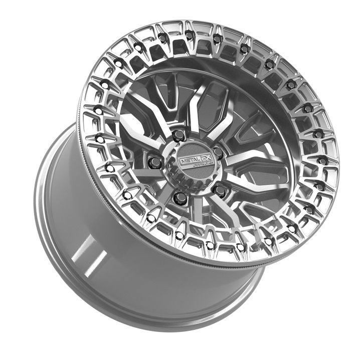 Mayhem R Beadlock | Gloss Silver Machined