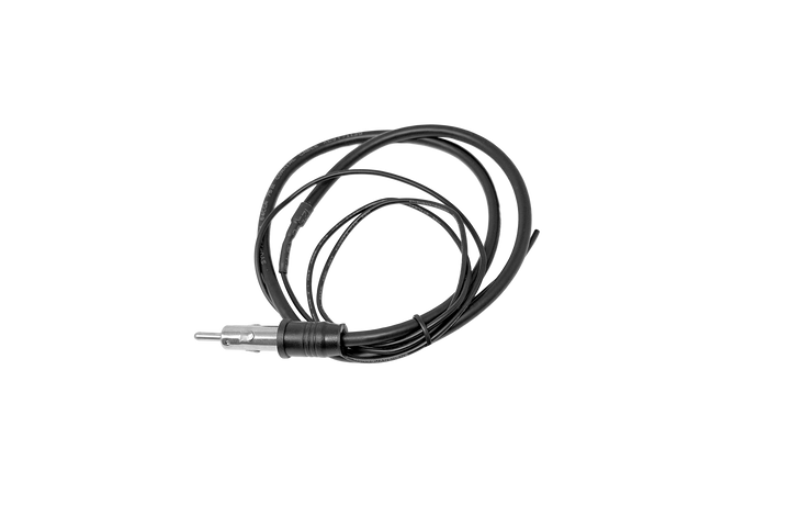 UTV Stereo black antenna extension cable with male connector