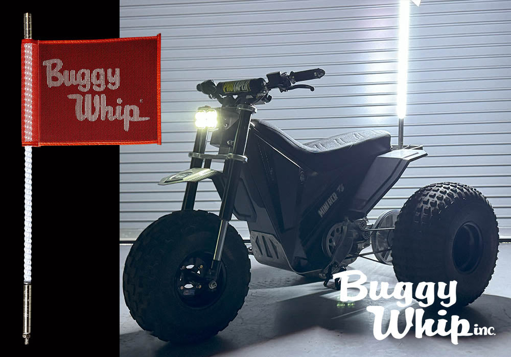 Buggy Whip Kit - WIRED White