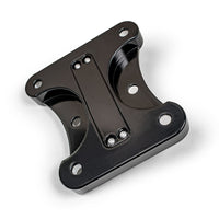 Thick billet aluminum radius rod plate strengthening suspension back view