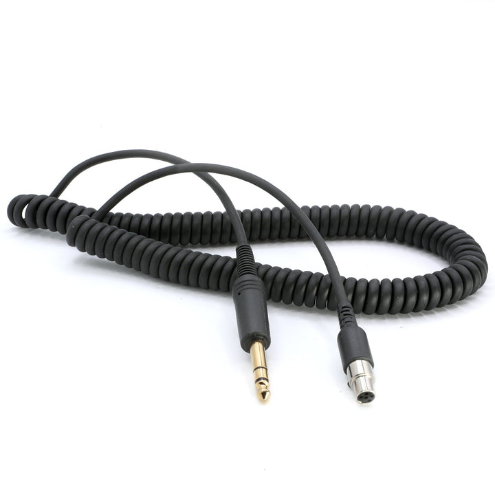 Firetruck Intercom Headset Coil Cord for 1/4  Style Jacks & FHS Headset