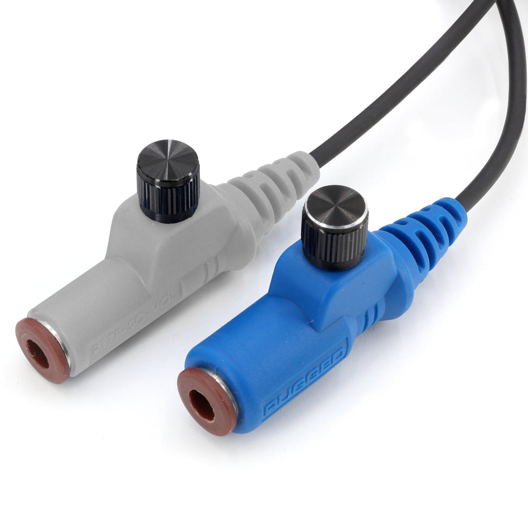 Headset and Helmet Kit Extension Cable with Volume Control - RUGGED