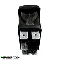 DOME LIGHT - DUAL BLUE LED, 5 PIN, 20A/12V ON/OFF ROCKER SWITCH - Mwhips