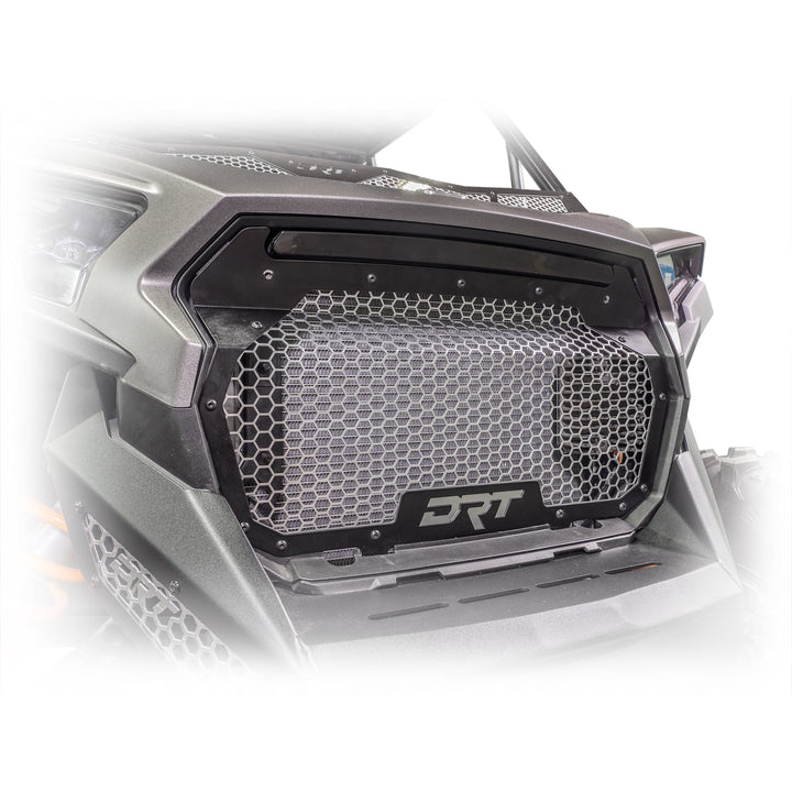Rzr xp 1000 front grill installed in semi gloss black