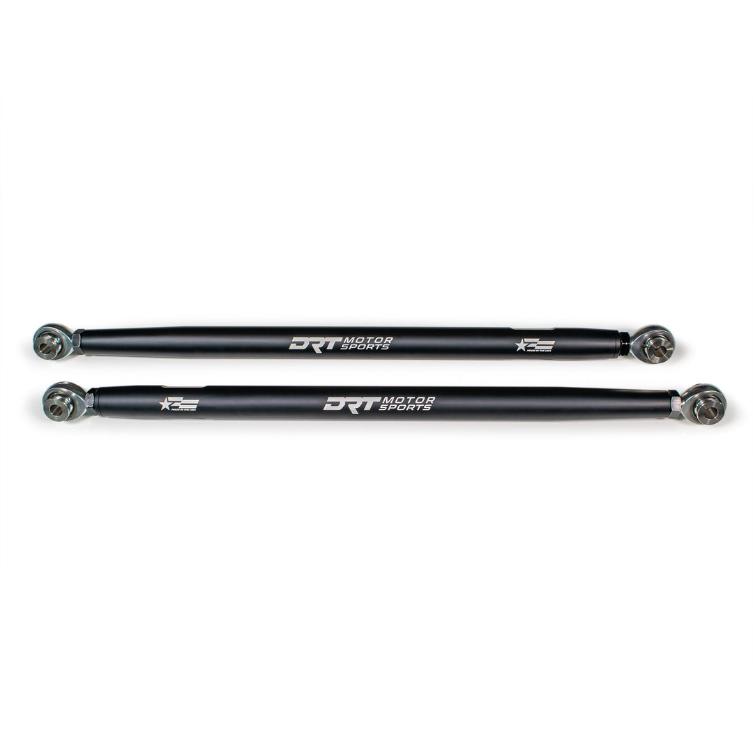 Rear suspension upgrade featuring upper radius arms for Polaris RZR