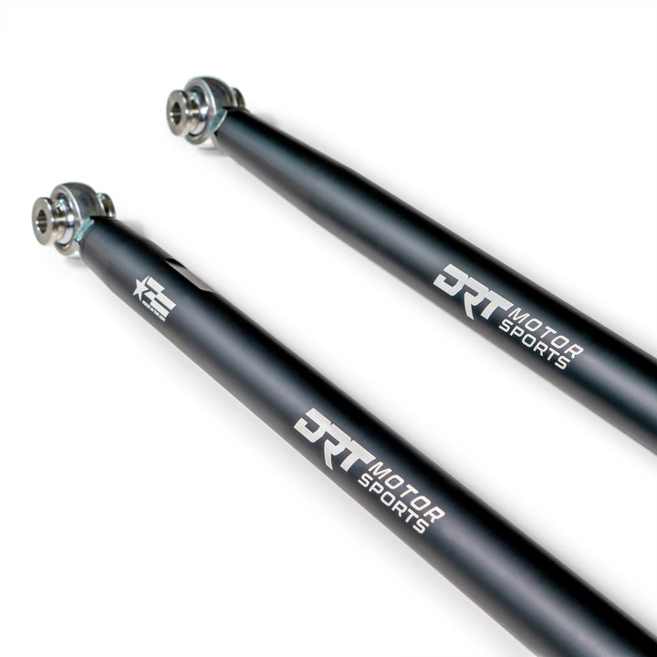 Detail of upper radius rods installed on RZR Pro XP