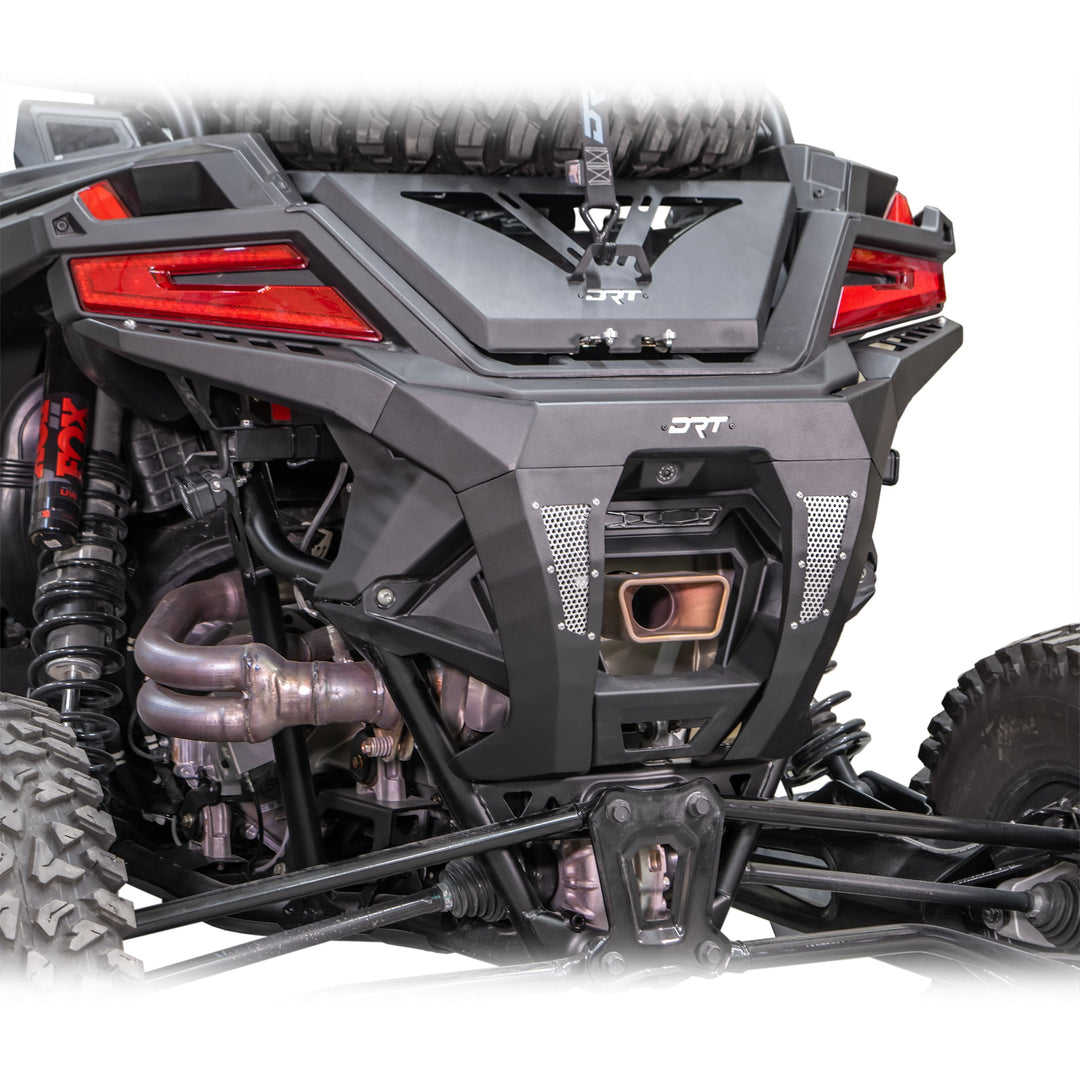 Polaris RZR Pro R rear bumper installed on 2022+ model rear end