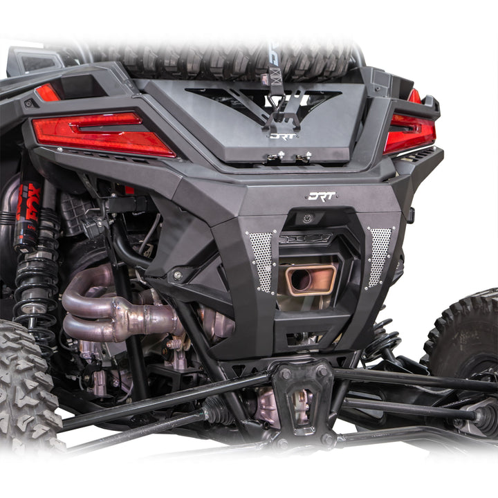 Polaris RZR Pro R rear bumper installed on 2022+ model rear end