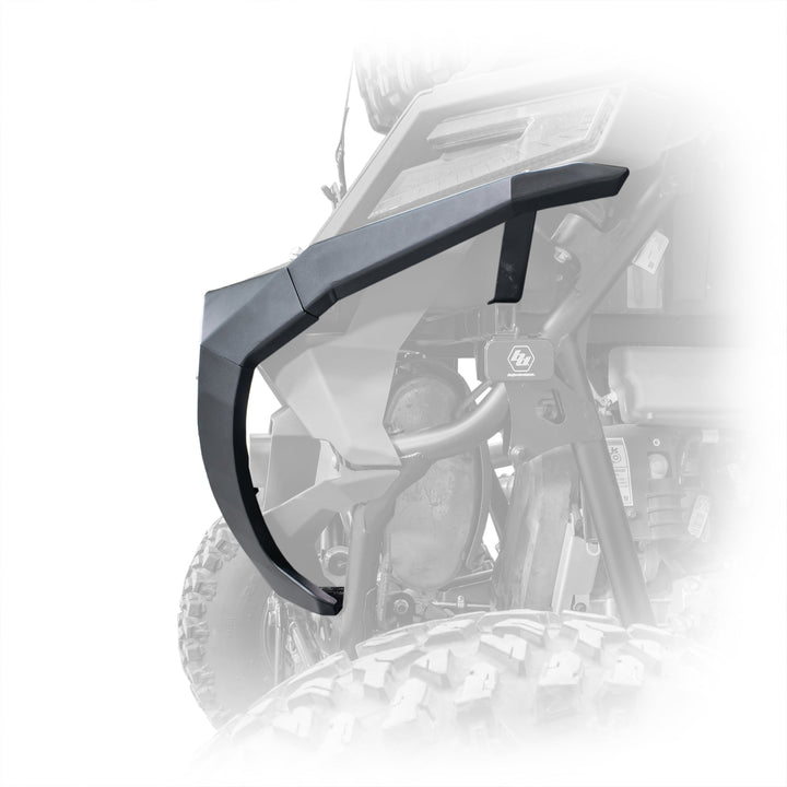 Heavy-duty steel rear bumper for off-road Polaris UTVs