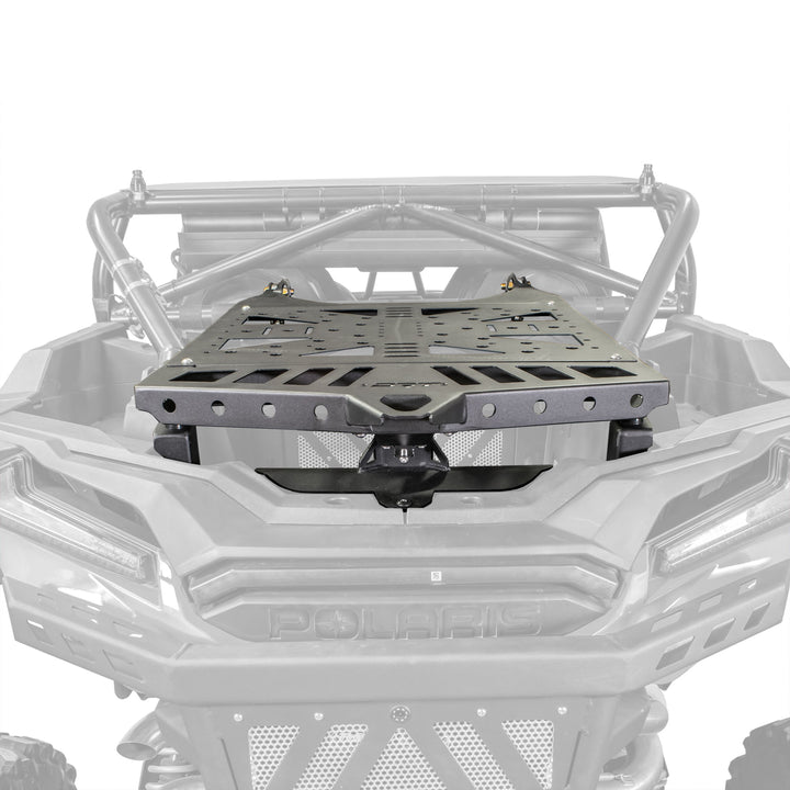 RZR xp 1000 tire carrier adventure rack installed