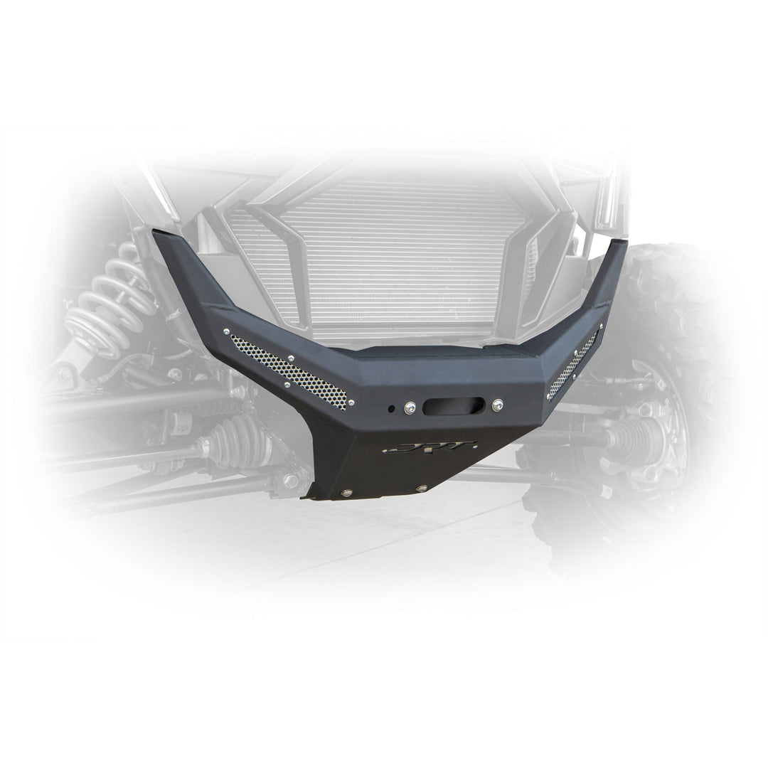 RZR pro xp front winch bumper installed view