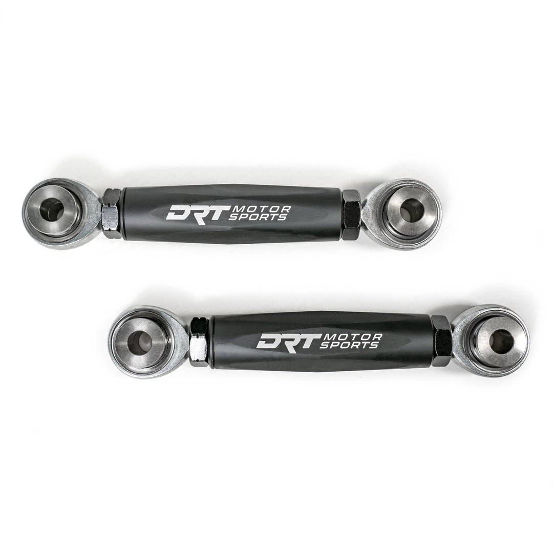 Powder coated link rods and stainless spacers for off-road use