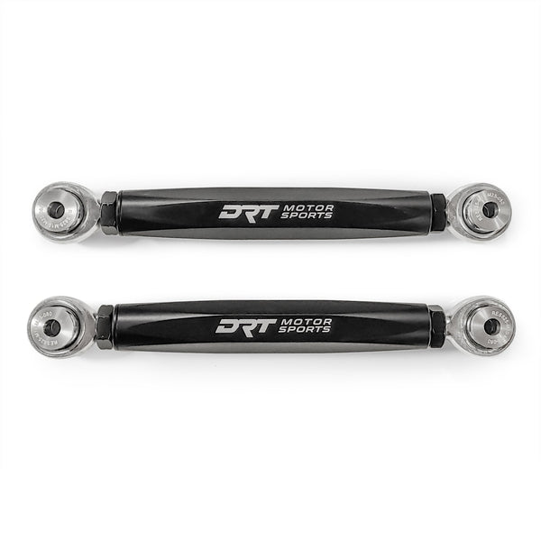 DRT RZR Polaris Pro XP Billet Aluminum Hex Bar Adjustable Sway Bar Link Kit, Rear (M10)