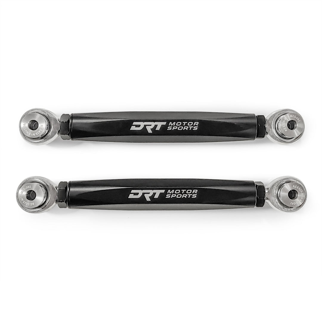 DRT RZR Polaris Pro XP Billet Aluminum Hex Bar Adjustable Sway Bar Link Kit, Rear (M10)