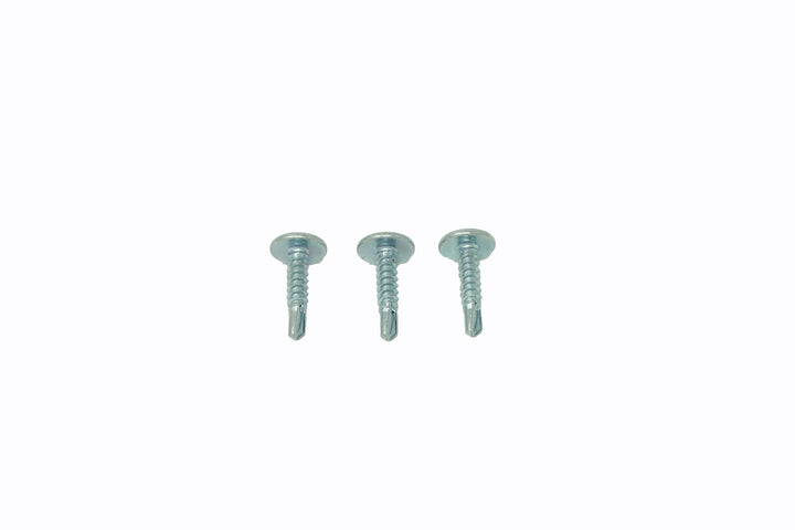 Three UTV Stereo silver self drilling screws