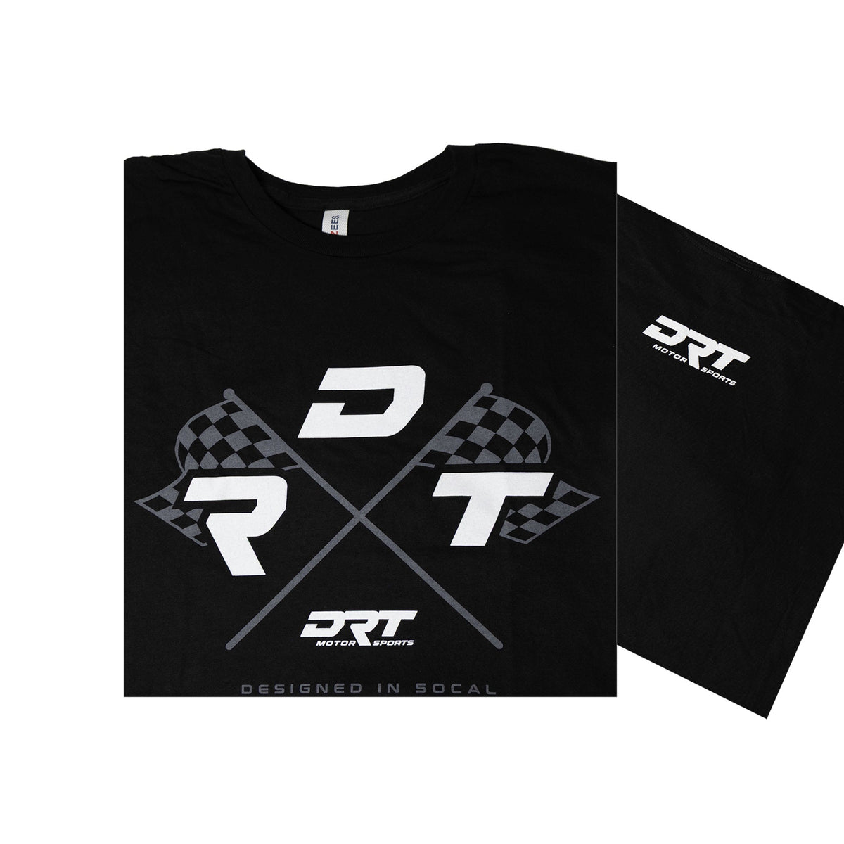 DRT Motorsports Finish Line T-Shirt, Black