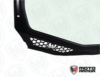 Maverick "R" Vented Glass Windshield with Wipers