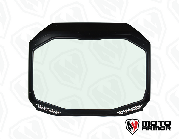 Maverick "R" Vented Glass Windshield with Wipers