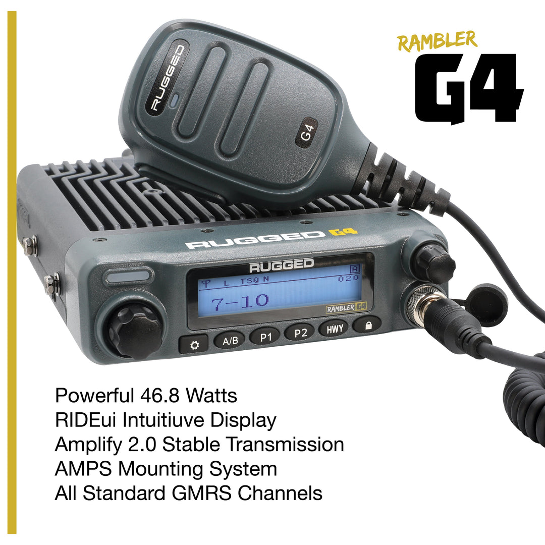 Toyota Tundra Two-Way GMRS Mobile Radio Kit - Rambler G4