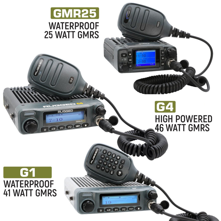 Toyota Tacoma 4Runner Sequoia Lexus Two-Way GMRS Mobile Radio Kit - Rambler G4