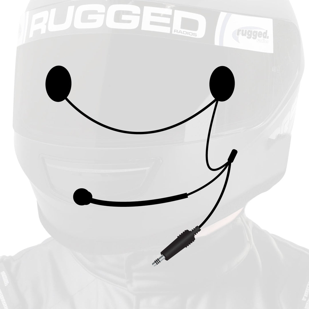 4C IMSA Wired Helmet Kit with Speakers and Mic