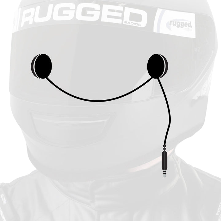In-Helmet Speakers with 3.5mm Plug - Stereo / Standard
