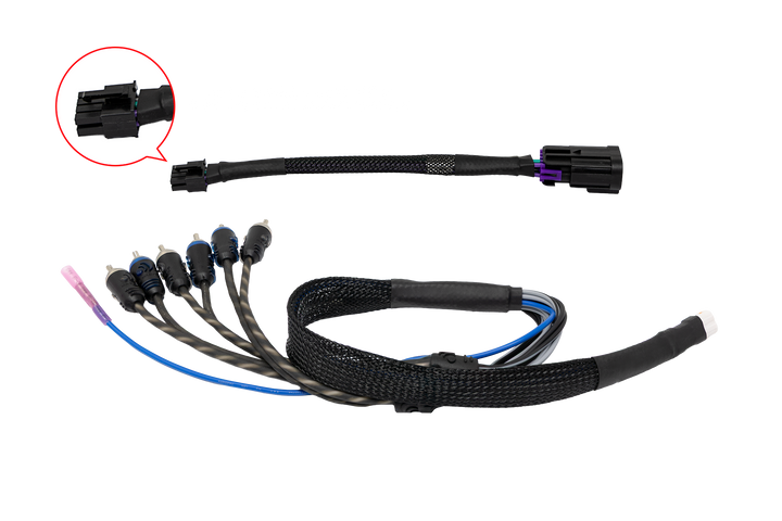 Kawasaki® Teryx H2 Garmin Tread® RCA Output Kit - 6 CH w/ Remote | UTVS-H2-GRM-RCA-OUT-KIT