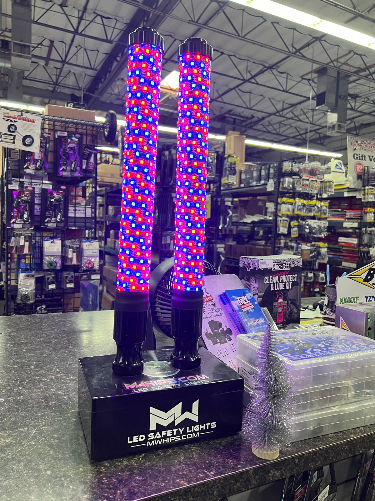 COLOR CHANGING DONKEY WHIP - Pair - Mwhips