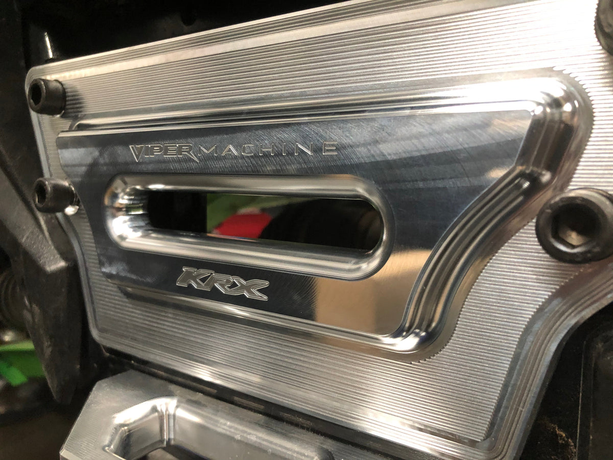 KRX 1000 Billet Winch Plate with Integrated Rope Hawse